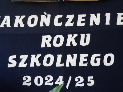 Uroczyste zakończenie Roku Szkolnego 2024/25