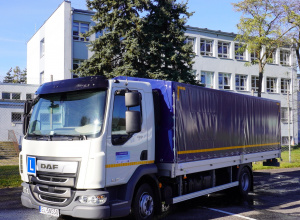 Samochód ciężarowy DAF do nauki jazdy