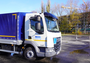 Samochód ciężarowy DAF do nauki jazdy