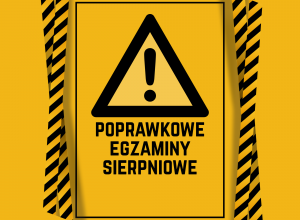 Egzaminy poprawkowe - promocyjne